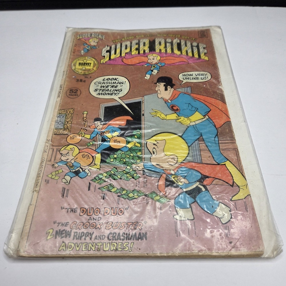 Super Richie #2 Harvey Comics 1958 Richie Rich Golden Age Comic 52 Pages